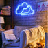 Cloud Neon Light Strip Wall Kids Girls Bedroom Office Home Decoration LED Art Indoor L X H 14 X 7.3 Inches