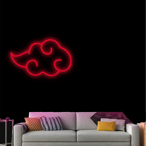 Cloud Neon Light Strip Wall Bedroom Office Home Decoration LED Art Indoor L X H 12 X 7.5 Inches