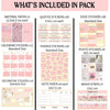 Woopme Quotes Journal Supplies Stickers Pack for Scrapbook Journal Planners DIY Craft Kits Decoration Paper Stickers