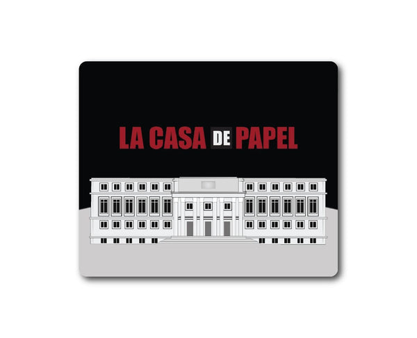 Money Mouse Pads The Professor Bank of Spain Printed Design Rubber Base Programming Mouse Pad for Laptops and Computers Gaming Boys Girls Kids Multicolored L X H 24 X 20 CMS (Multi-06)