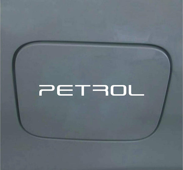 Woopme : Decorative Petrol Decal Vinyl Windows Sides Hood Bumper Car Sticker (White) 12 X 1 CMS