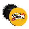 Woopme  Freedom  Pin Button Badges For Kids, Men, Women, Bag, T shirt ,Multicolored