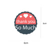 Thank You Stickers Chocolate Box Waterproof Mini Stickers Industrial Packaging( Multicolored ) Pack of 50