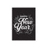 Printed Happy New Year Poster Home Bedroom Shops L x H 12 x 18 Inch