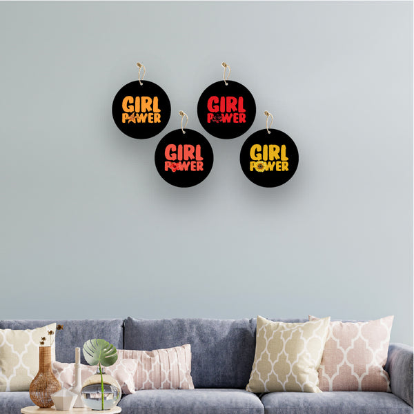 Girl Power Quotes Theme Wall Hanging Décor