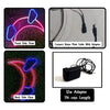 Fire Flames Neon Light Strip for Wall Bedrooms Hotels Office Homes Decorations LED Art Indoor L X H 11 X 13 Inches