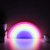 Rainbow Neon Light Strip for Wall Kids Bedroom Office Home Decorartion LED Art Indoor 12 X 6.4 Inches