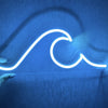 Wave Water Neon Light Strip for Wall Kids Bedroom Office Home Decoration LED Art Indoor 12 X 5.2 Inches