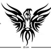 Car Sticker Flying Bird Eagle Funny Pattern for Hood Bumper Sides Windows L X H (25.00 X 25.00 cm)