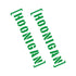 Bike Stickers Compatible with Hoonigan Stickers for Bike Stem Sides Vinyl Decals 3.00 x 13.5 cm Pack of 2