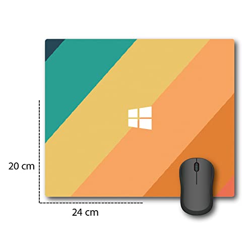 Window Mousepad for Gaming Coding Programing Website Coding Printed Non Slip Rubber Base for Laptops Computer PC 20 X 24 CMS