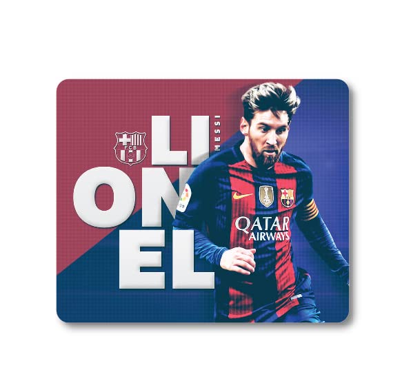 The Football God Lionel Messi Mouse Pad Printed Anti Skid Computer Accessories Professional Laptop PC Gaming Mouse pad Lion ( 20 x 24 CMS )