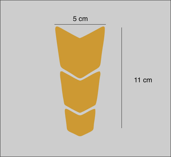 Die Cut Mudguard Sticker for Bike Suitable for All Model Bikes Exterior Decoration L X H 5 X 11 cm