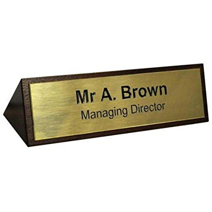 Office Name Plates - Name Plate for Office – WOOPME