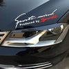 Woopme ; Racing Auto Hood Die Cut Water Resistance Bumper Sides Windows Car Sticker (29X9 cm)