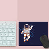 Mousepad Cartoon Space Theme Design Printed Rectangular Rubber Base Programming Mouse Pad for Laptops and Computers Office Gaming Boys Girls