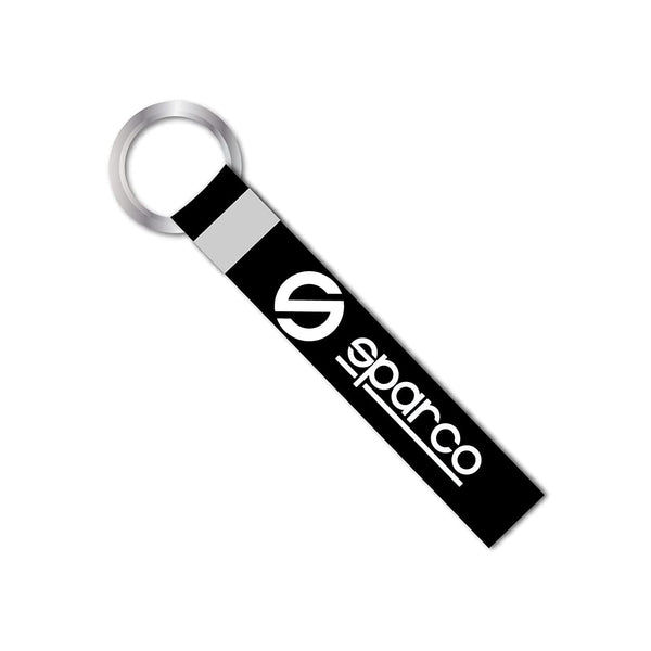 Sparco Rider Racing Theme Lanyard keychain Holder Compatible For All Bikes Car Key Holder Key Tag Multicolored (6 x 1 Inch)