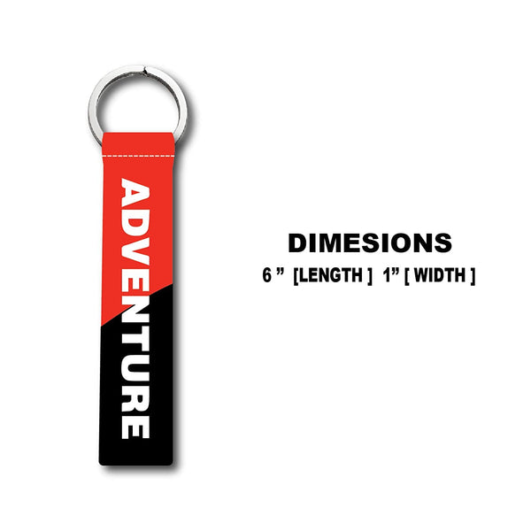 Key To Happiness Lanyard Keychain For All Bike Scooter Car Home Decor Multicolored Key Chains Holder (6 x 1 Inch)