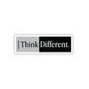 Think Different Laptop Stickers for Girls Boys Developers Programmers Vinyl Printed All Laptops Bottles Cars Bikes Stickers ( Multicoloured)
