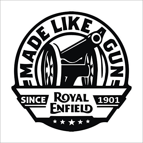 royal enfield black stickers