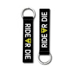 Ride Or Die Lanyard keychain Holder Compatible For All Bikes Car Key Holder Tag Multicolor (6.00 x 1.00 Inch)