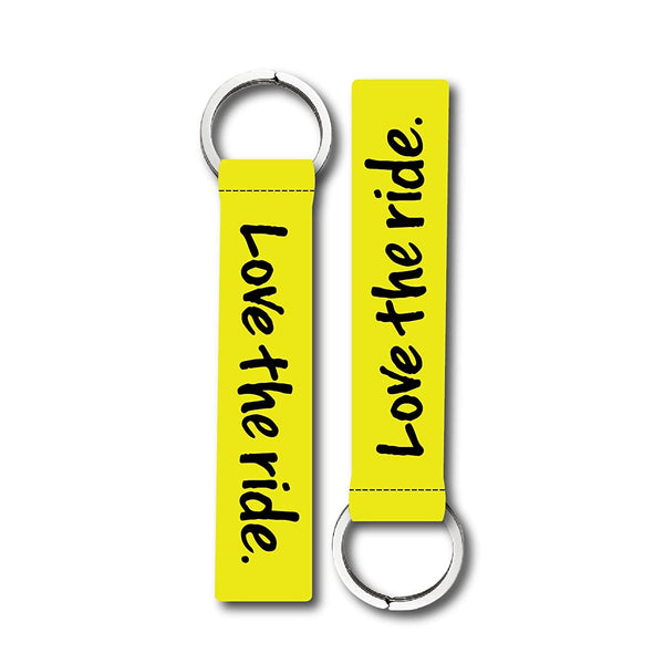 Love The Ride Travel Quotes Riders Lanyard Keychain Tag Holder For All Bikes Cars Rider Boys Girls Keychains Multicolored (6 x 1 Inch)