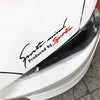 Woopme: Sports Mind Car Headlight Tail Light Eyebrow Decal Sticker (Vinyl, 30 X 10 cm, Black)