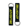 Adventure Lanyard keychain Holder Compatible For All Bikes Car Key Holder Tag Multicolor (6.00 x 1.00 Inch)