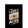 I Used to Be Alive Synthetic Wood Wall Hanging Photo Framed for Bedroom Living Home Office Room Frames L x H 9.5 Inches x 13 Inches