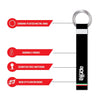 Aprilia Lanyard Keychain Holder Compatible For All Bikes Scooters Rider Travelers Keychains Tag Holder Multicolor (6 x 1 Inch)
