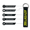 Adventure Lanyard keychain Holder Compatible For All Bikes Car Key Holder Tag Multicolor (6.00 x 1.00 Inch)