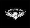 Woopme: Move The Soul Royal Enfield Sticker for Bullet Sides Battery Box Classic Standard Mudguard White Decal