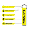 Love The Ride Travel Quotes Riders Lanyard Keychain Tag Holder For All Bikes Cars Rider Boys Girls Keychains Multicolored (6 x 1 Inch)