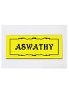 Woopme: Customised Modern Home Name Plate Acrylic Board For House Outdoor & Indoor Use (Yellow, Black)