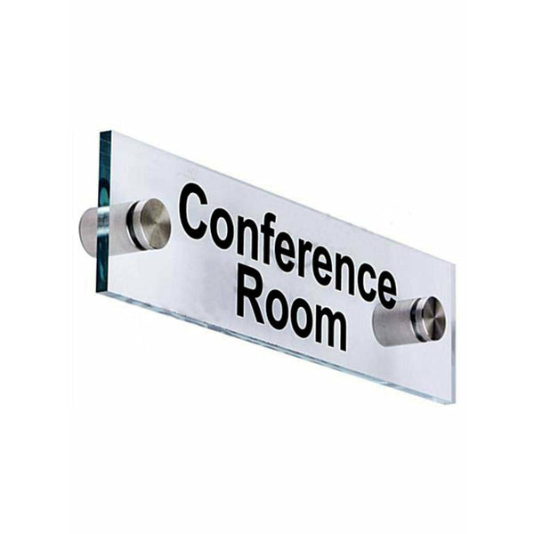 Woopme: Conference Room Acrylic Sign Boards Bank Office School Medical College Pharmacy Commercial Signage Boards (30 cm x 10 cm) Conference Room woopme 