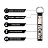 1 Pcs Keychain Vintage Rider Theme Lanyard keychain Holder Compatible For All Bikes Car Key Holder Key Tag Multicolor (6 x 1 Inch)