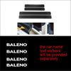 4PCS Anti-Scratch Door Sill Car Stickers Compatible for Baleno Car Exterior Sill Guard Protector Carbon Fiber and Vinyl Sticker