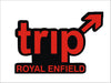 Woopme: Trip Royal Enfield Classic Standard 350 500 Himalayan Vinyl Sticker for Sides Battery