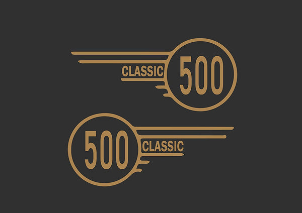 royal enfield 500 stickers