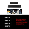 4 PCS Anti-Scratch Door Sill Car Stickers Compatible for Eon Car Exterior Sill Guard Protector Carbon Fiber and Vinyl Sticker