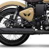 Woopme: Wings MLG Royal Enfield Sticker for Bullet Battery Box Classic Standard Mudguard Yellow Decal (10 cm Wide)