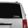 Car Sticker National Geographic for Windows Hood Bumper Car, Bike Sticker (25 X 8 cms