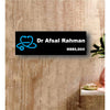 Customized Personalized Acrylic Docters Name Board Plates for Hospital Clinic Home Outdoor Entrance Office Outside House Door Décor Multicolored (12 X 5 Inch)