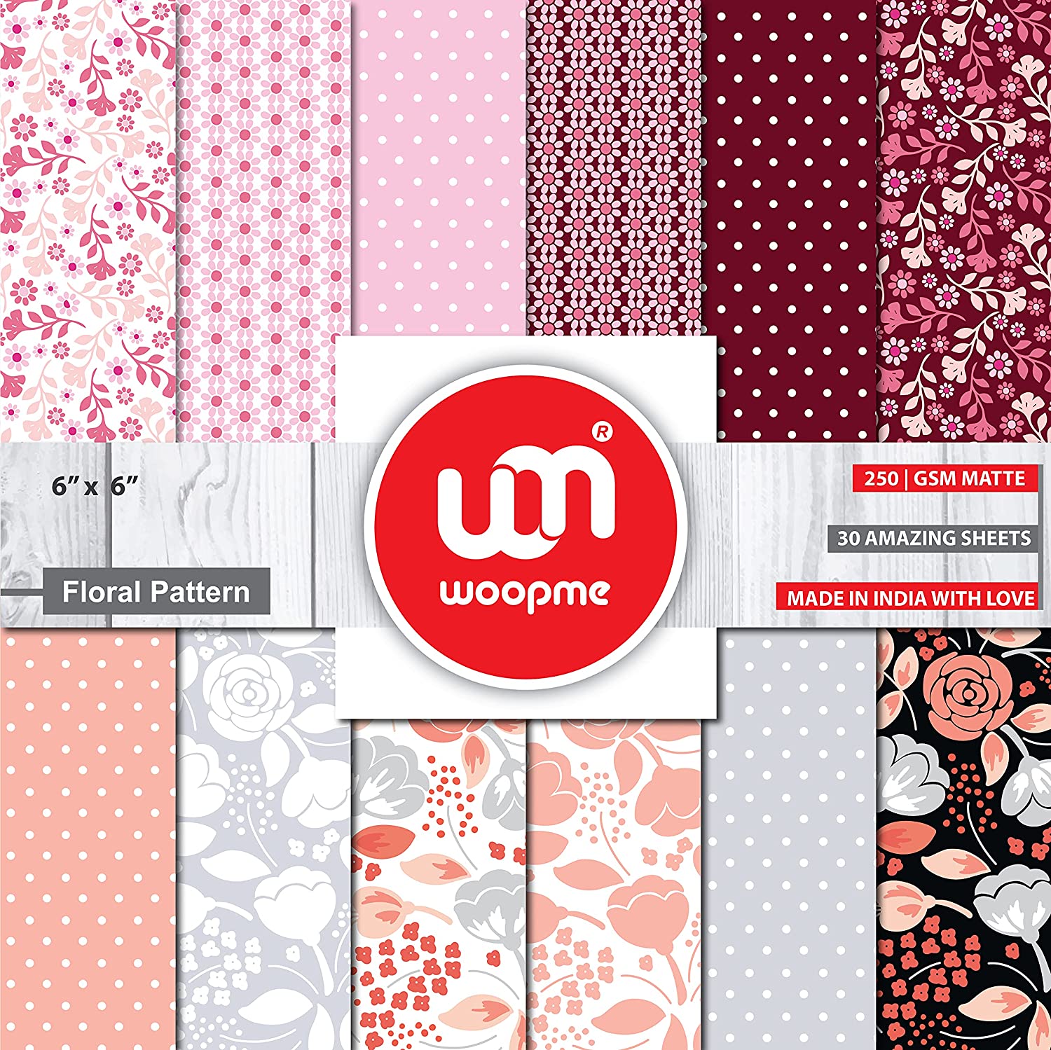 30 PCs Amazing Decorative Wall Pattern Paper Art N Craft Papers for Sc ...