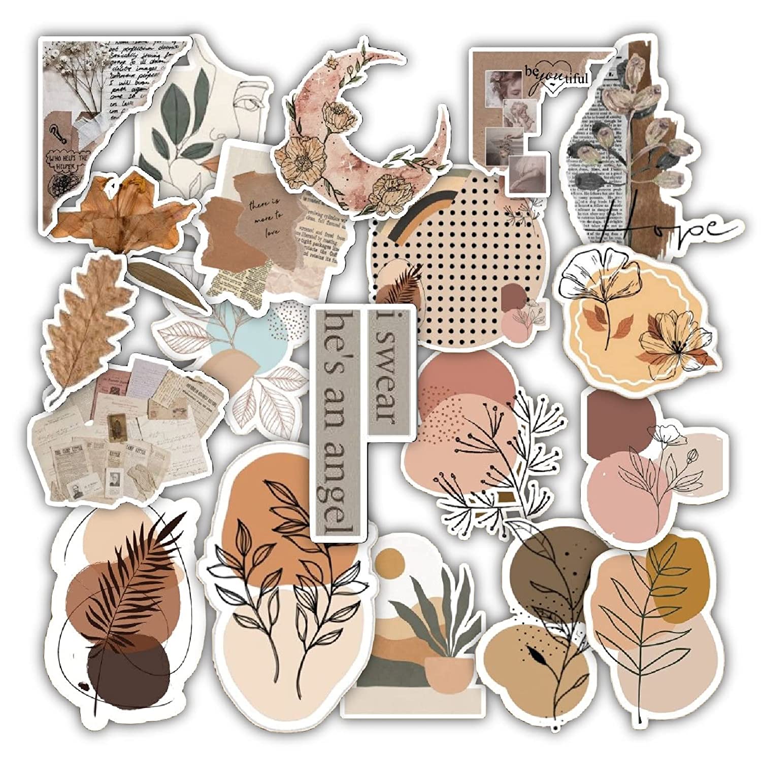 4 Sets Of 16 Wedding Stickers, 320+Scrapbook Stickers, Green