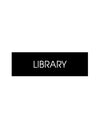 woopme : Library Sign Board Vinyl With Forex Sheet