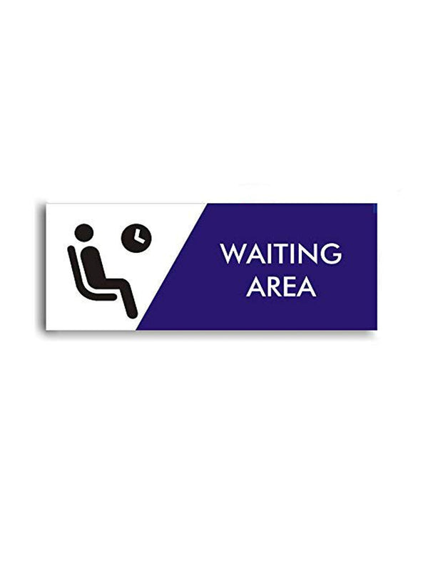 woopme : Waiting Area Information Sign Board Vinyl With Forex Sheet