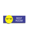 woopme : Rest Room Sign Board Vinyl With Forex Sheet
