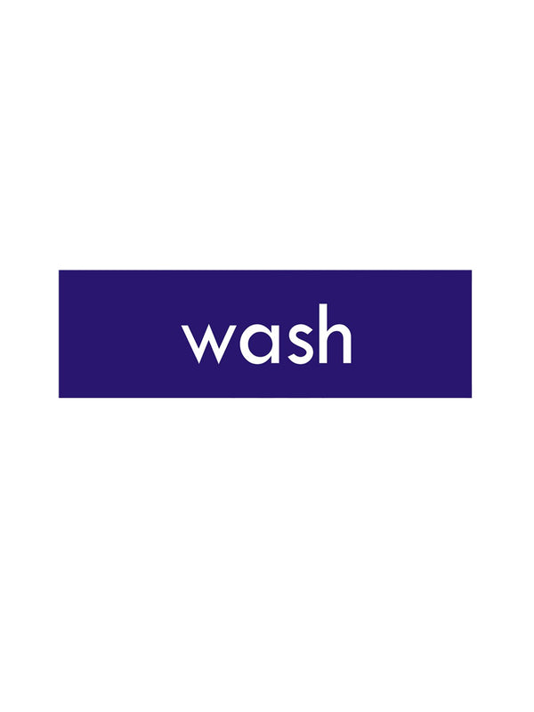 woopme : Wash Sign Board Vinyl With Forex Sheet