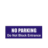 woopme : No Parking Do Not Block Entrance Sign Board Vinyl With Forex Sheet